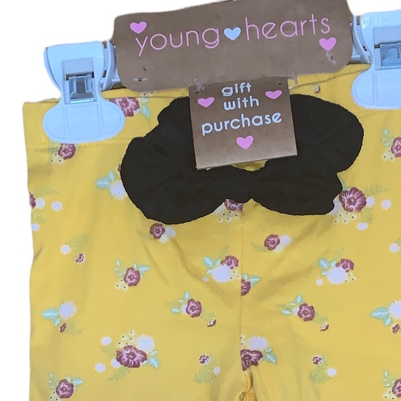 2 set of leggings with hair tie - Picture 5 of 5